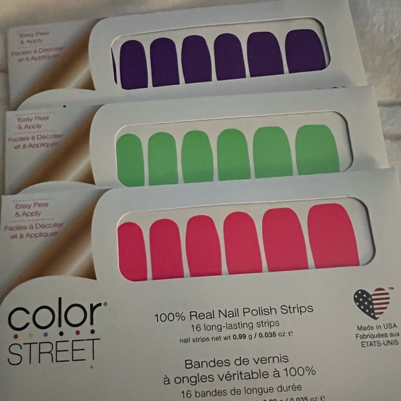 3 packs color street nails NEW in package! - Picture 1 of 2